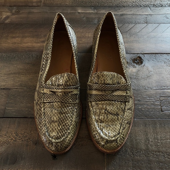 Ralph Lauren Barrett Snakeskin Moss 